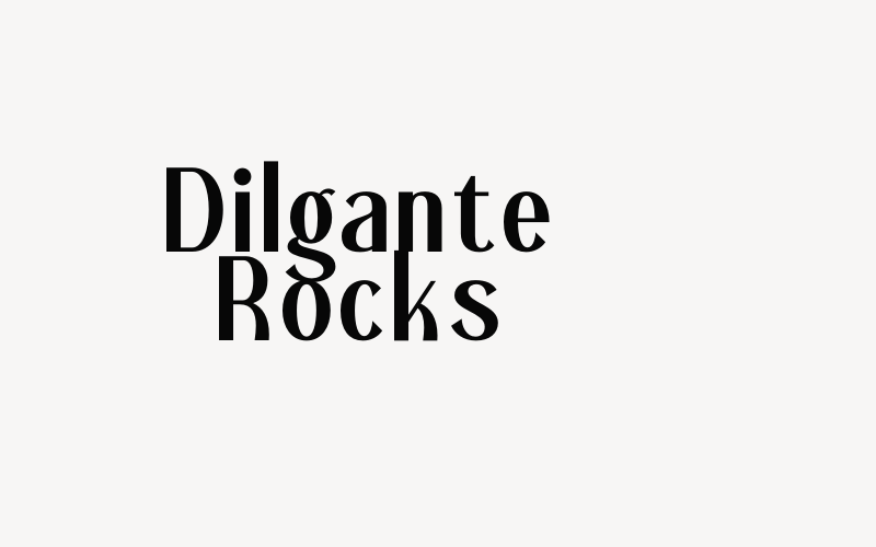 Dilgante Rocks Font