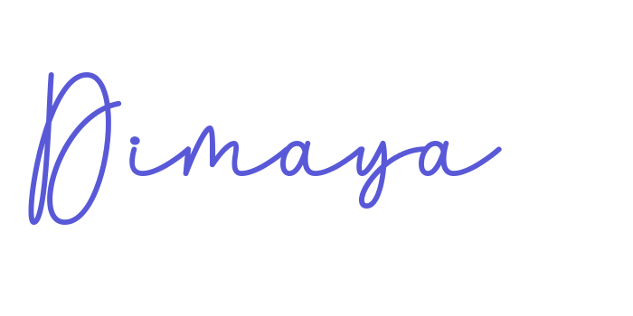 Dimaya Font