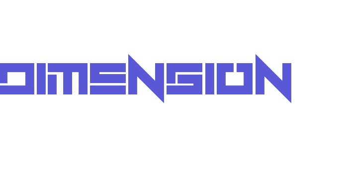 Dimension Font Download