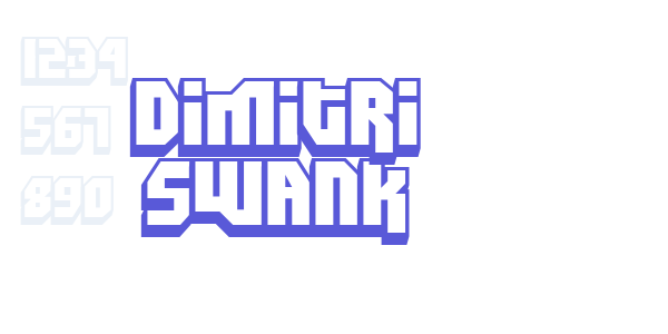 Dimitri Swank font free