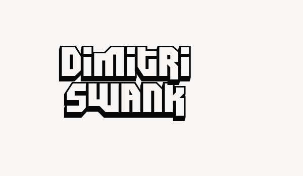 Dimitri Swank Font