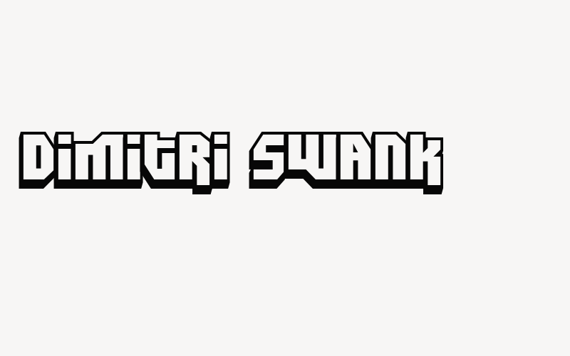 Dimitri Swank Font