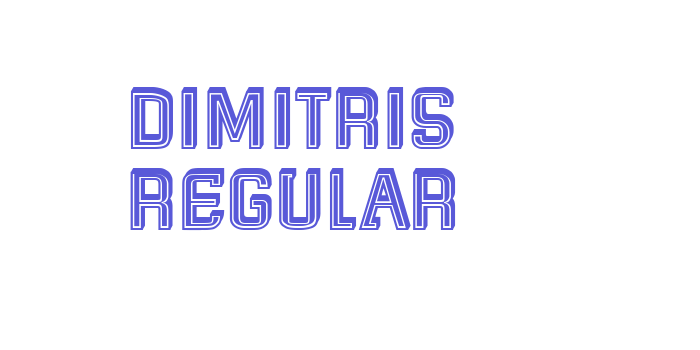 Dimitris Regular Font Download