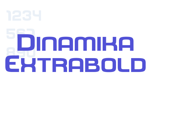 Dinamika Extrabold Font Download