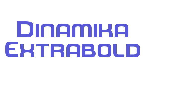 Dinamika Extrabold Font Download