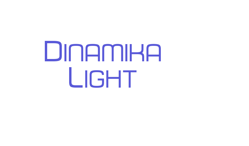 Dinamika Light Font