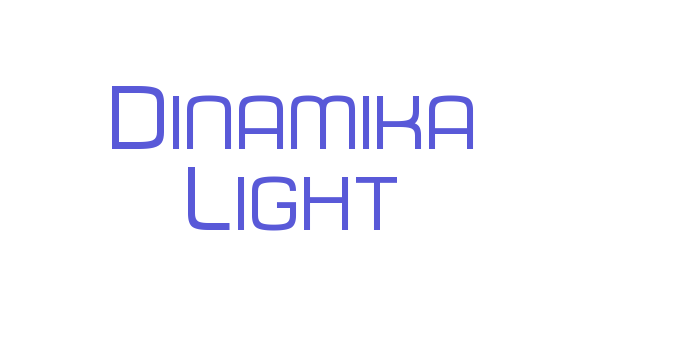 Dinamika Light Font Download