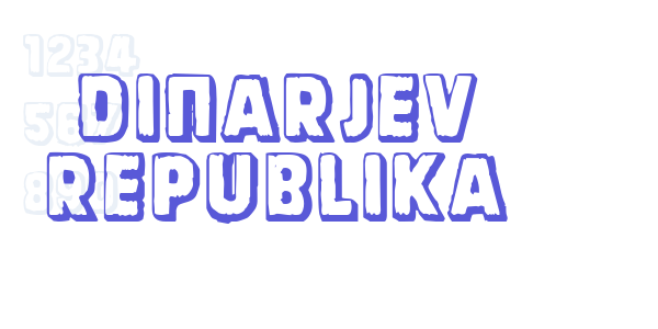 Dinarjev Republika font