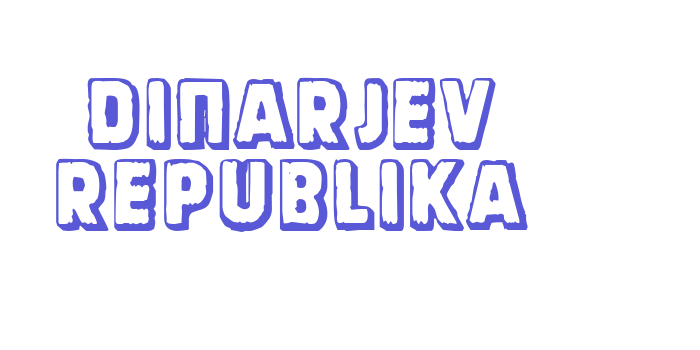 Dinarjev Republika Font Download