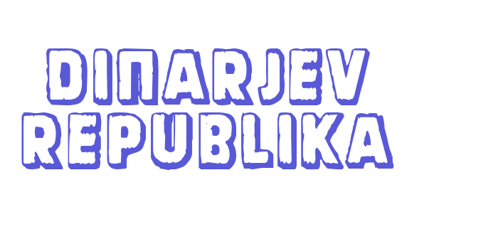 Dinarjev Republika Font