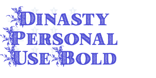 Dinasty Personal Use Bold-font-download