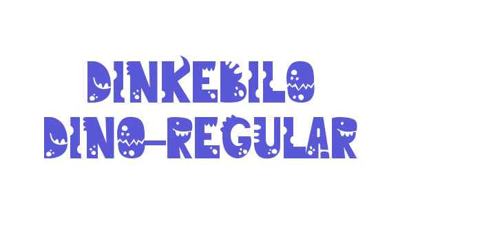 Dinkebilo Dino-Regular Font Download