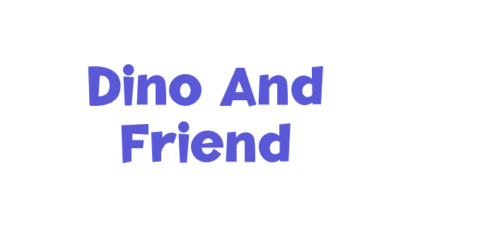 Dino And Friend Font Download