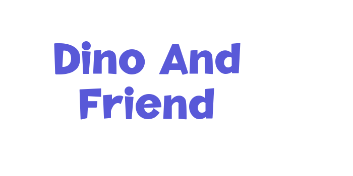 Dino And Friend Font