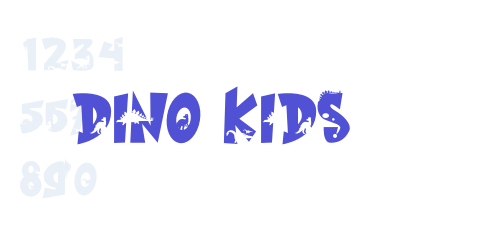 Dino Kids-font-download