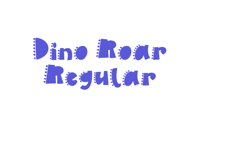 Dino Roar Regular Font