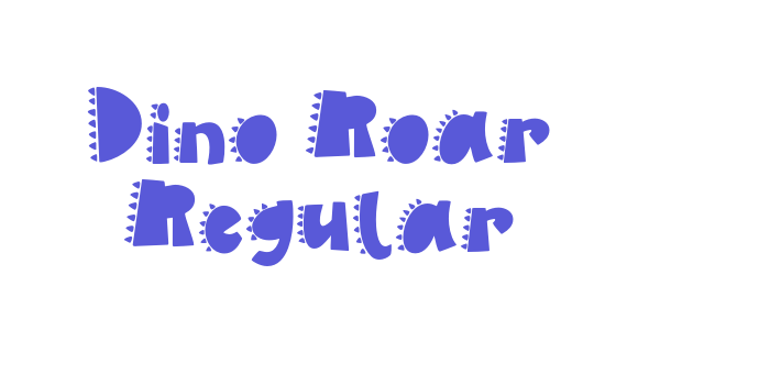 Dino Roar Regular Font Download