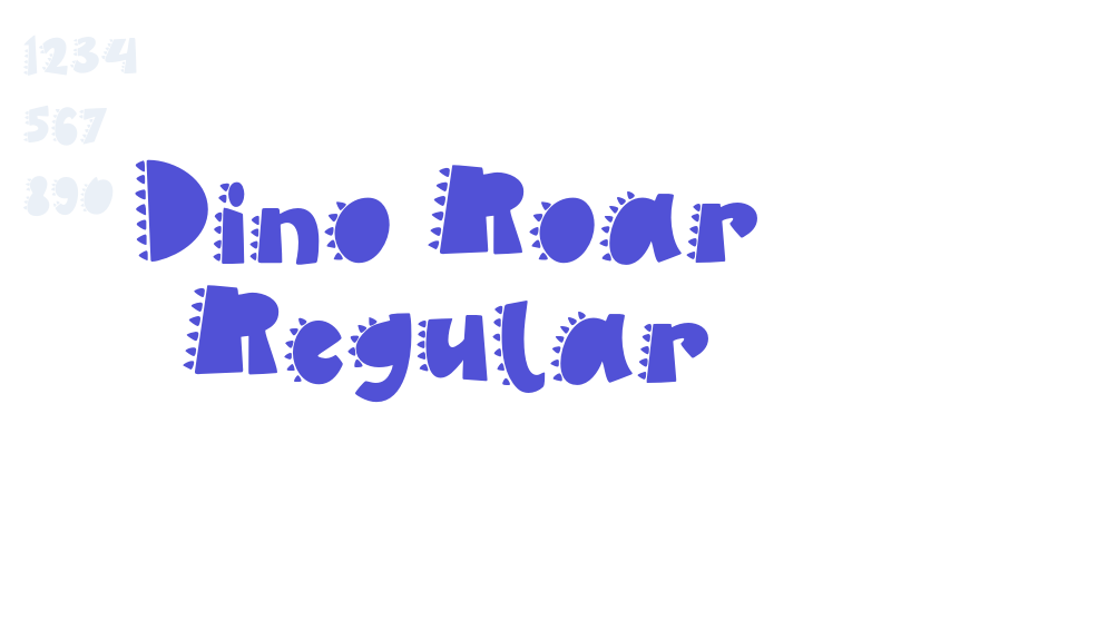 Dino Roar Regular-font-download