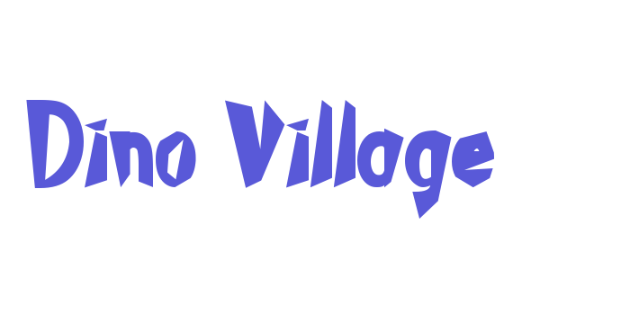 Dino Village Font Download