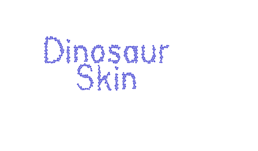 Dinosaur Skin Font Download