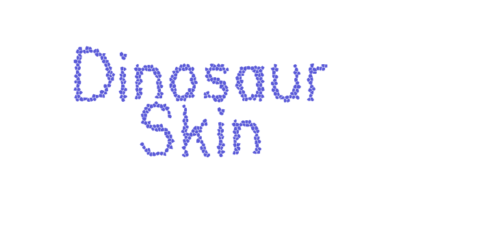 Dinosaur Skin Font Download