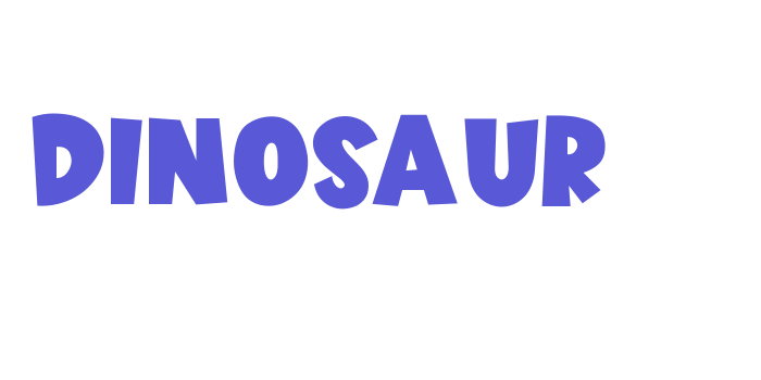 Dinosaur Font