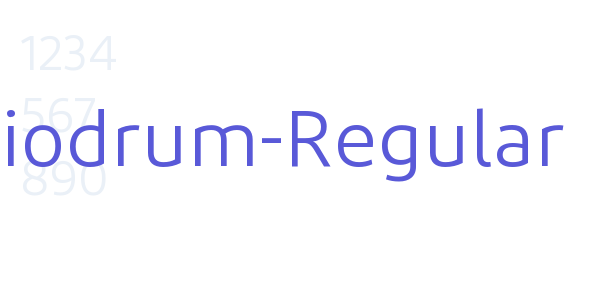 Diodrum-Regular font free