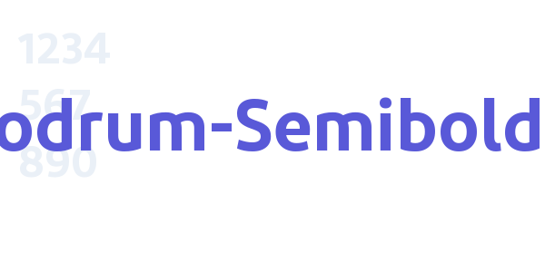 Diodrum-Semibold font free