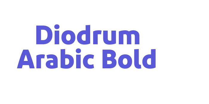 Diodrum Arabic Bold Font Download