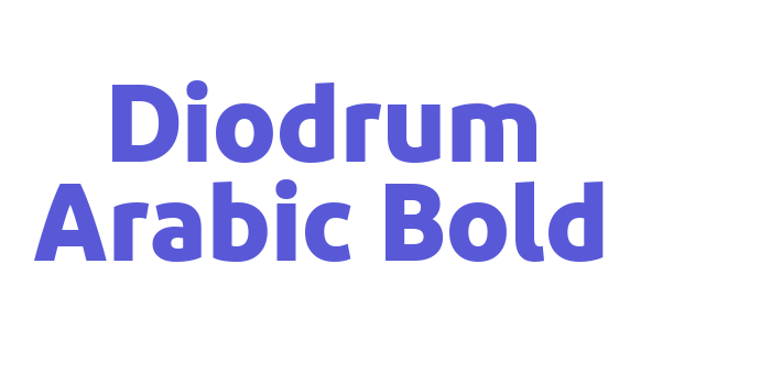 Diodrum Arabic Bold Font