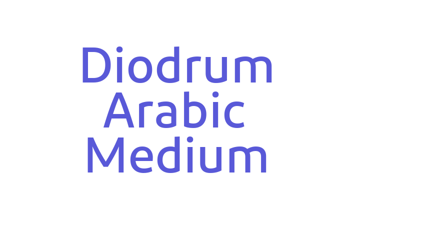 Diodrum Arabic Medium Font Download