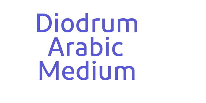 Diodrum Arabic Medium Font Download