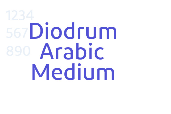 Diodrum Arabic Medium