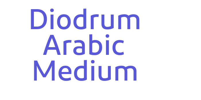 Diodrum Arabic Medium Font