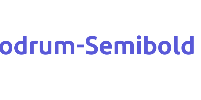 Diodrum-Semibold Font Download