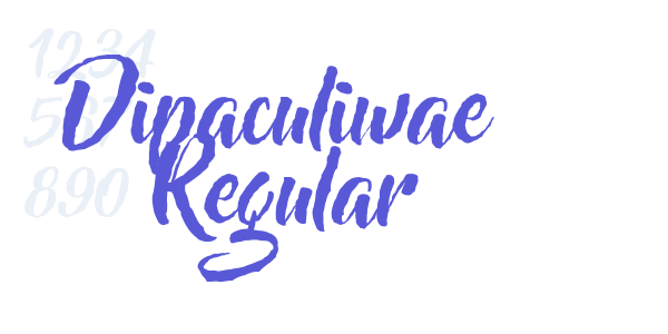 Dipaculiwae Regular font free