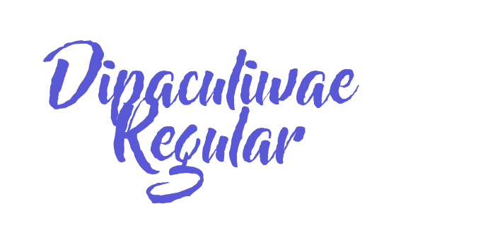 Dipaculiwae Regular Font Download