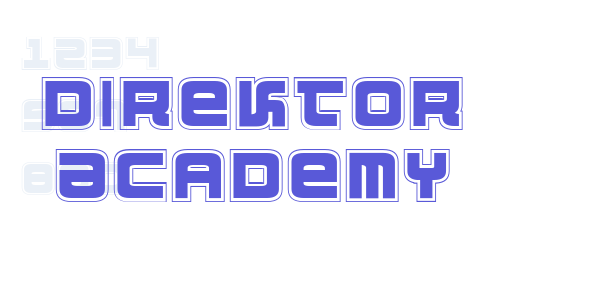 Direktor Academy font free