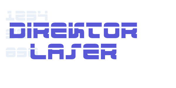 Direktor Laser font free