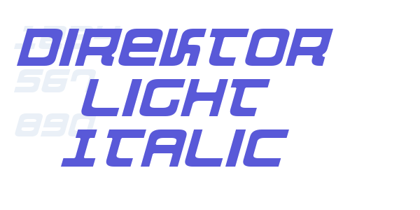 Direktor Light Italic font free