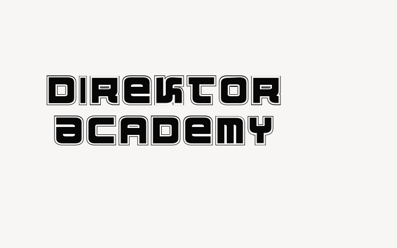 Direktor Academy Font