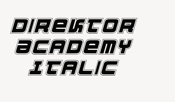 Direktor Academy Italic Font