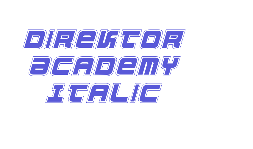 Direktor Academy Italic Font