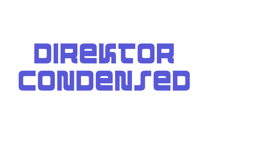 Direktor Condensed Font