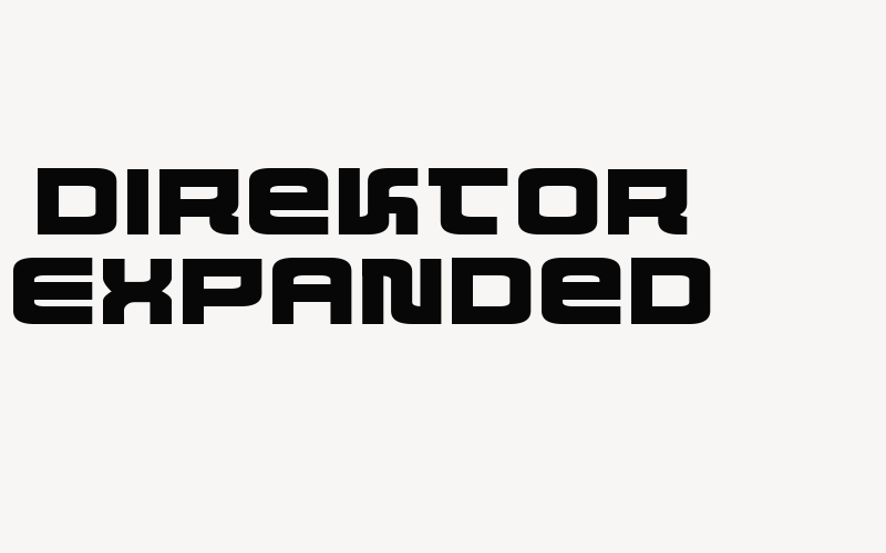 Direktor Expanded Font