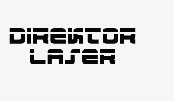 Direktor Laser Font