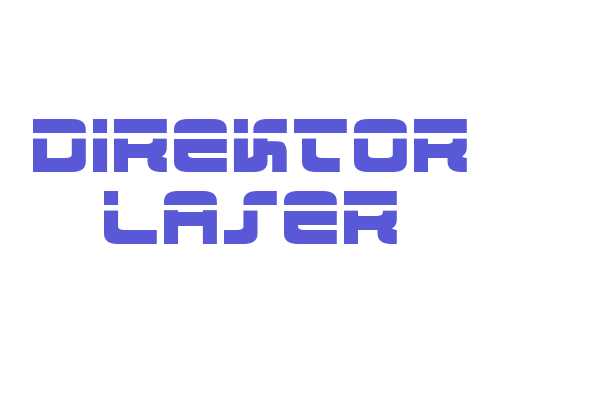 Direktor Laser Font