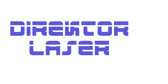 Direktor Laser Font Download