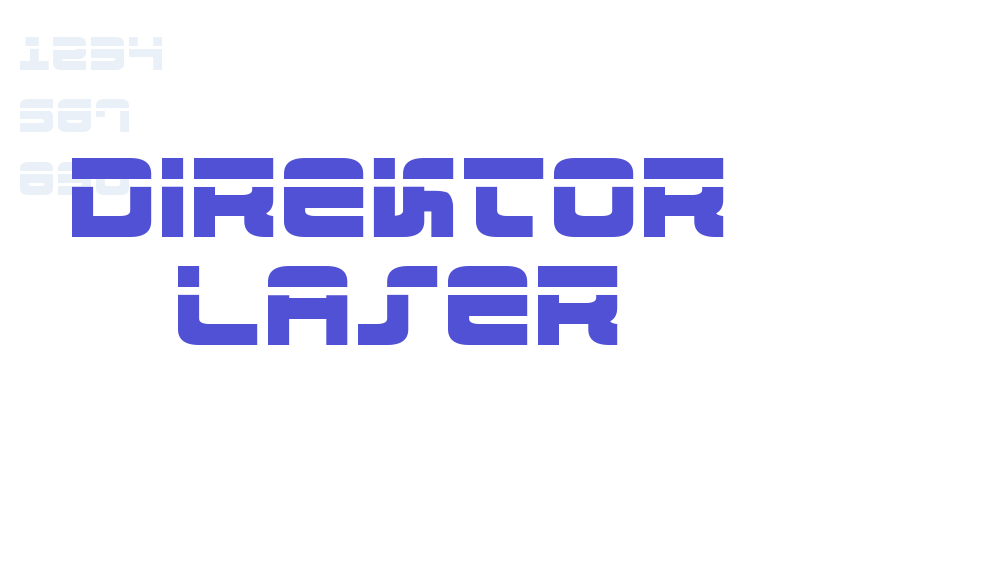 Direktor Laser-font-download