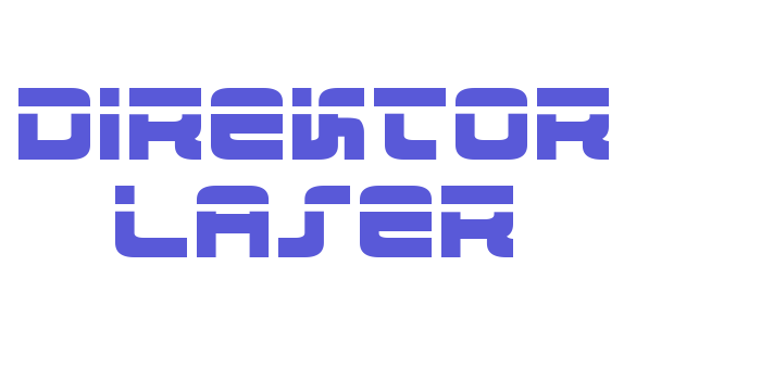 Direktor Laser Font